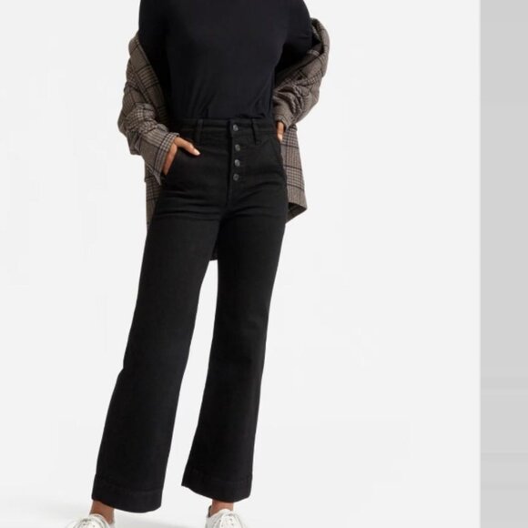 Everlane Denim - Everlane The Wide Leg Denim Jeans 28 Ankle‎